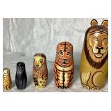 Seven Piece African Wildlife Bundle