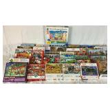 Massive Lot of 300 Piece Puzzles - Lot 1 - Includes 35 Puzzles