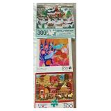 Massive Lot of 300 Piece Puzzles - Lot 1 - Includes 35 Puzzles