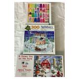 Massive Lot of 300 Piece Puzzles - Lot 1 - Includes 35 Puzzles