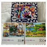 Massive Lot of 300 Piece Puzzles - Lot 1 - Includes 35 Puzzles