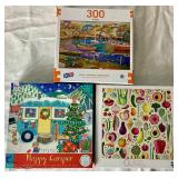 Massive Lot of 300 Piece Puzzles - Lot 1 - Includes 35 Puzzles
