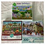 Massive Lot of 300 Piece Puzzles - Lot 1 - Includes 35 Puzzles