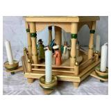 Vintage Christmas Pyramid 24"H