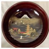 Vintage 9 Piece Japanese Aizu Laquerware Salad Bowl Set