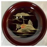 Vintage 9 Piece Japanese Aizu Laquerware Salad Bowl Set