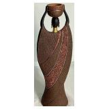 Two Handcarved Senegal Tribal Masks and Pair of African Women Tealight Holders