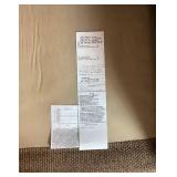 Tan Fabric Armchair and Ottoman (Match Set to Lot 33) - Like New Condition