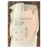 Tan Fabric Armchair and Ottoman (Match Set to Lot 33) - Like New Condition