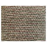 Tan Fabric Armchair and Ottoman (Match Set to Lot 33) - Like New Condition