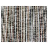 Neutral Colored Stripe Fabric Swivel Rocker - Like New Condition - 36"H x 33"D x 35"W