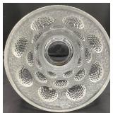 Antique Art Deco Signed Verlys Les Cabochen Berry Gems French Glass Vase- 1920