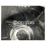 Pair of Signed Orefors Candle Holders - Made in Sweden