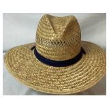 Straw Hat Bundle- Columbia - Size Large, San Francisco Hat - Size Medium, JHats - One size fits most, Vintage Straw Hat - 7 1/4, Trixie - No size