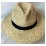 Straw Hat Bundle- Columbia - Size Large, San Francisco Hat - Size Medium, JHats - One size fits most, Vintage Straw Hat - 7 1/4, Trixie - No size