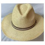 Straw Hat Bundle- Columbia - Size Large, San Francisco Hat - Size Medium, JHats - One size fits most, Vintage Straw Hat - 7 1/4, Trixie - No size