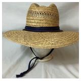Straw Hat Bundle- Columbia - Size Large, San Francisco Hat - Size Medium, JHats - One size fits most, Vintage Straw Hat - 7 1/4, Trixie - No size