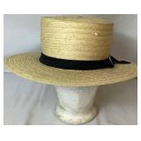 Straw Hat Bundle- Columbia - Size Large, San Francisco Hat - Size Medium, JHats - One size fits most, Vintage Straw Hat - 7 1/4, Trixie - No size