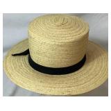 Straw Hat Bundle- Columbia - Size Large, San Francisco Hat - Size Medium, JHats - One size fits most, Vintage Straw Hat - 7 1/4, Trixie - No size