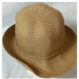 Straw Hat Bundle- Columbia - Size Large, San Francisco Hat - Size Medium, JHats - One size fits most, Vintage Straw Hat - 7 1/4, Trixie - No size
