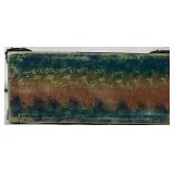 African Malachite Sculpture and Set of 6 Soapstone Coasters with Holder