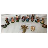 Vintage Nativty Scene Made in Italy for Gimbels - 12 figurines and Manager
