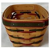 Longaberger Dash Away Sleigh Christmas Basket Set