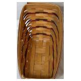 Longaberger Dash Away Sleigh Christmas Basket Set