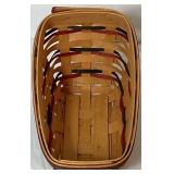 Longaberger Dash Away Sleigh Christmas Basket Set