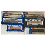 Walthers HO Scale Model Railroad Cars Bundle - Walthers Proto, Mainline and Ready to Run