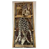 Two Piece African Wall Art Hangings