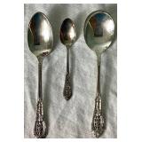 Wallace Rose Point Sterling Silver Dinnerware Set