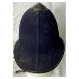 Vintage Bobby Metropolitan British Police Hat with Additional Hat Badge and Tricorn Wool Hat - Size Medium