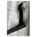 Vintage Bobby Metropolitan British Police Hat with Additional Hat Badge and Tricorn Wool Hat - Size Medium