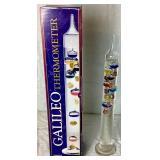 Koch 17" Galileo Thermometer Made in Germany with Original Box