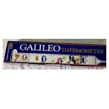 Koch 17" Galileo Thermometer Made in Germany with Original Box