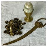 3Pc Assortment of Vintage Brass