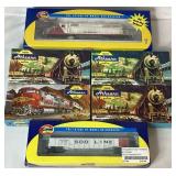 Vintage Athearn HO Scale Model Trains and Kits - (2) Soo Line Caboose, Soo Line Gondola, Soo Line Boxcar, Soo Line SD40-2 Engine and Soo 50