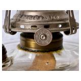 White Flame Light Company Clear12.5"H - 5.5"W Glass Oil Lamp with Clear Lamp Oil