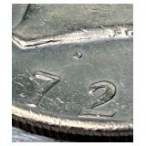 Collection of American Coins-Contains 6 Kennedy Half Dollars and 1 Eisenhauer Half Dollar