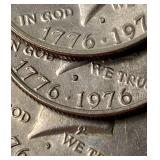 Collection of Bicentenial American Coins- 8 Coins