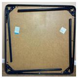 Set of 4 Samsonite Folding Chairs and 34" Square Folding Table