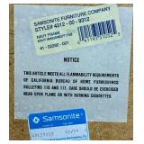 Set of 4 Samsonite Folding Chairs and 34" Square Folding Table