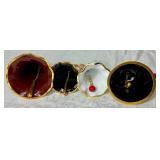 Vintage Cloisonne Enamel Bell Ornaments and Display