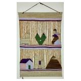 Pair of Loomed Wall Hangings - Peruvian and Native American