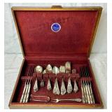 Wallace Rose Point Sterling Silver Dinnerware Set