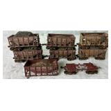 Assorted Manufacturers Model Railroad HO Scale Cars