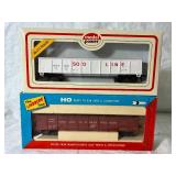 Collection of HO Scale Model Railroad Cars in Boxes - 12 cars