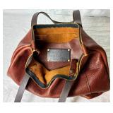Genuine Leather Bundle -Portland Leather Zippered Tote Bag and Wilson