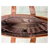 Genuine Leather Bundle -Portland Leather Zippered Tote Bag and Wilson